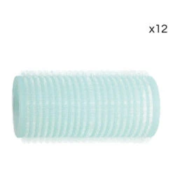 12 Rouleaux Velcro Bleu Ciel Shophair 28mm