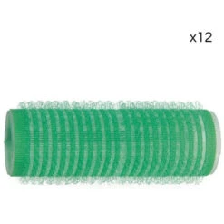 12 Rouleaux Velcro Verts Shophair 21mm