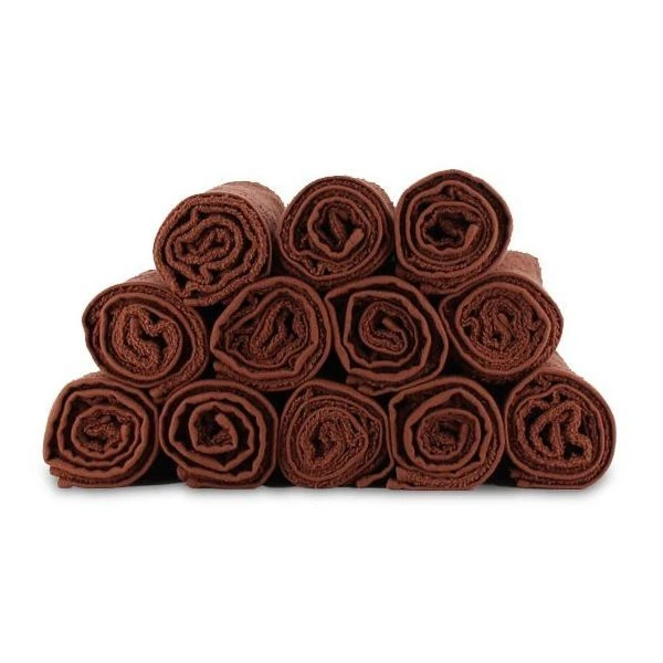 Sibel 12 Serviette Bob Tuo En éponge Marron 2 Sibel 12 Serviette Bob Tuo En éponge Marron – Image 2