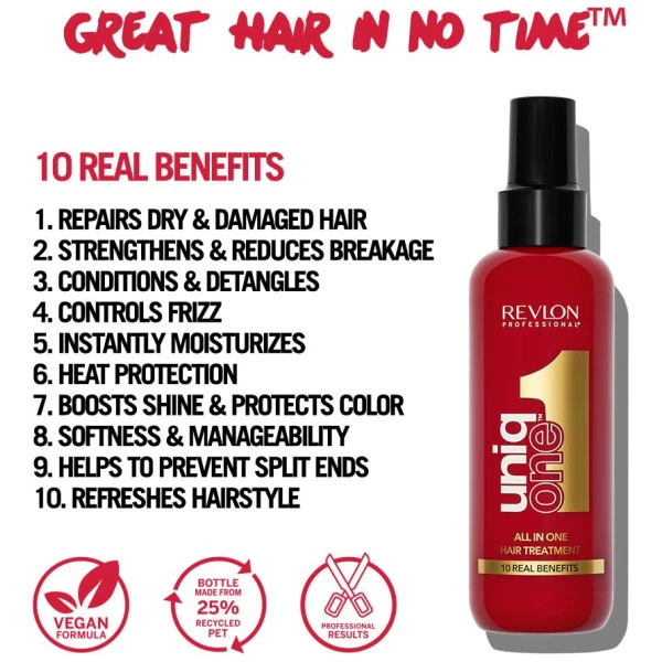 12 Sprays 10-en-1 Original UniqOne Revlon 150ML 4 12 Sprays 10-en-1 Original UniqOne Revlon 150ML – Image 4
