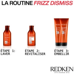 Après-shampooing Anti-frisottis Frizz Dismiss Redken 300ML -Soins Capillaires Boutique apres shampooing anti frisottis frizz dismiss redken 300ml 4