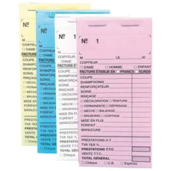 Sibel Carnets De Caisse Avec Numéros Jaune