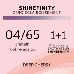 Soins Capillaires Boutique -Soins Capillaires Boutique coloration gloss shinefinity 0465 deep cherry wella 60ml 1