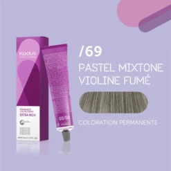Coloration Permanente /69 Pastel Mixtone Violine Fumé Kadus 60ML -Soins Capillaires Boutique coloration permanente 69 pastel mixtone violine fume kadus 60ml 2