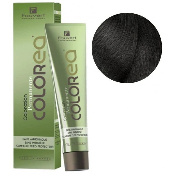 Crème Colorante Colorea N°5/1 Châtain Clair Cendré Fauvert 100ML 1 Crème Colorante Colorea N°5/1 Châtain Clair Cendré Fauvert 100ML