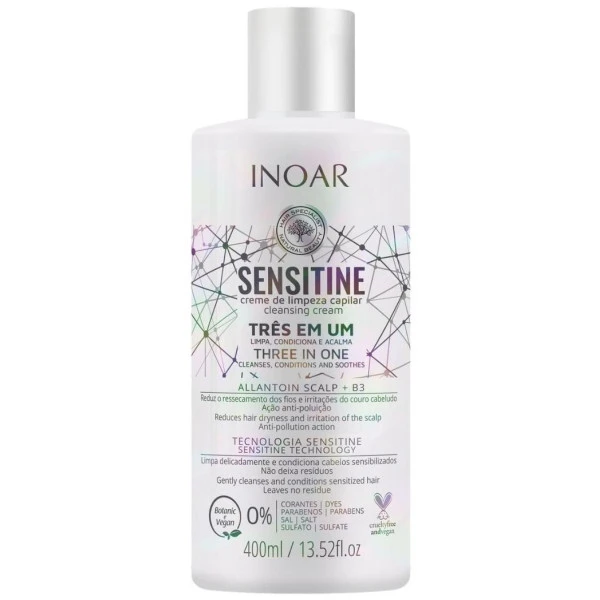 Crème Nettoyante Sensitine Inoar 400ML 1 Crème Nettoyante Sensitine Inoar 400ML