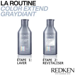 Duo Neutralisant Cheveux Gris/blancs Color Extend Graydiant Redken -Soins Capillaires Boutique duo neutralisant cheveux grisblancs color extend graydiant redken 5