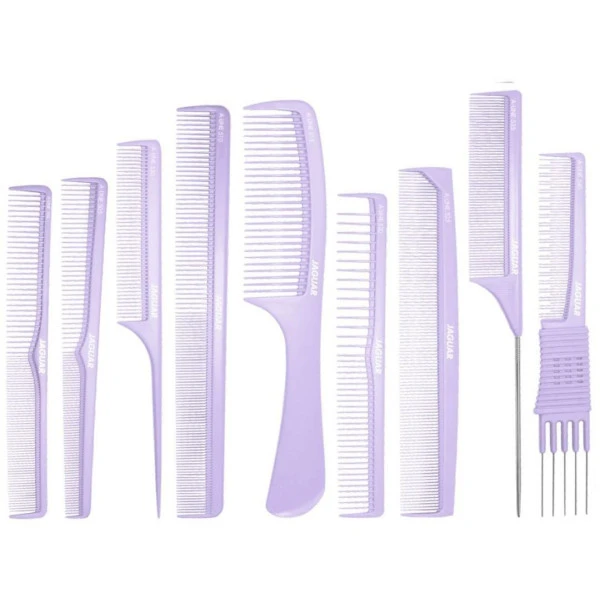 Kit De 9 Peignes Lavender Jaguar 2 Kit De 9 Peignes Lavender Jaguar – Image 2