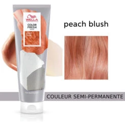 Masque Colorant Peach Blush Color Fresh Mask Wella 150ML  -Soins Capillaires Boutique masque colorant peach blush color fresh mask wella 150ml 1 3