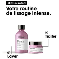 Masque Liss Unlimited L'Oréal Professionnel 500ML -Soins Capillaires Boutique masque liss unlimited l oreal professionnel 500ml 5