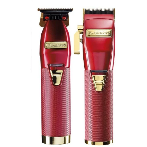 Pack Tondeuse De Coupe RedFx + Tondeuse De Précision SkeletonFx Rouge 4artists BaByliss Pro 1 Pack Tondeuse De Coupe RedFx + Tondeuse De Précision SkeletonFx Rouge 4artists BaByliss Pro