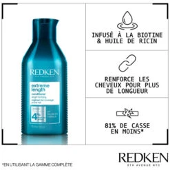Routine Longueurs Extreme Length Redken 300ML -Soins Capillaires Boutique routine longueurs extreme length redken 300ml 3