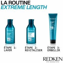 Routine Longueurs Extreme Length Redken 300ML -Soins Capillaires Boutique routine longueurs extreme length redken 300ml 7