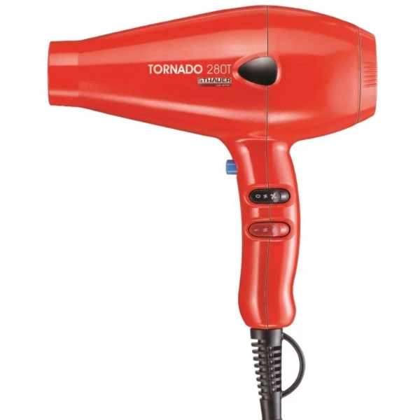 Sèche-cheveux Professionnel Rouge Tornado STHAUER 2000 Watts 1 Sèche-cheveux Professionnel Rouge Tornado STHAUER 2000 Watts