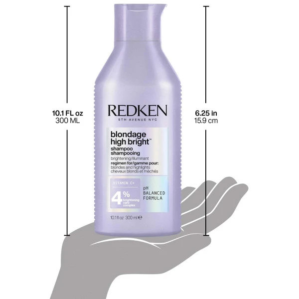 Shampooing Blondage High Bright Redken 300ML 4 Shampooing Blondage High Bright Redken 300ML – Image 4