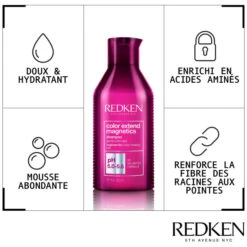 Shampooing Cheveux Colorés Color Extend Magnetics Redken 300ML -Soins Capillaires Boutique shampooing cheveux colores color extend magnetics redken 300ml 2