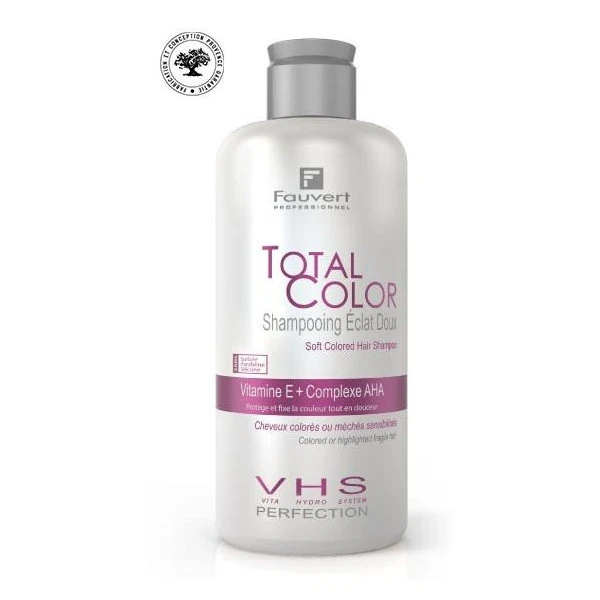 Shampooing Cheveux Colorés Sensibles Eclat Doux Fauvert Professionnel 250ML 1 Shampooing Cheveux Colorés Sensibles Eclat Doux Fauvert Professionnel 250ML