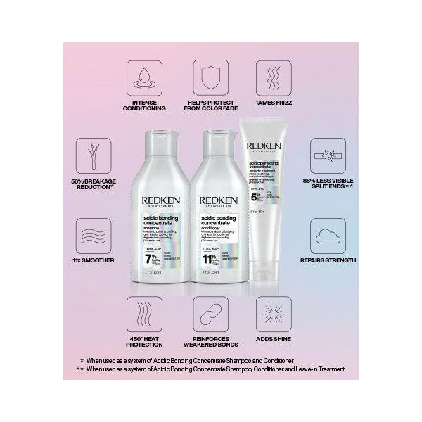 Shampooing Concentré Acidic Bonding Concentrate Redken 300ML 8 Shampooing Concentré Acidic Bonding Concentrate Redken 300ML – Image 8