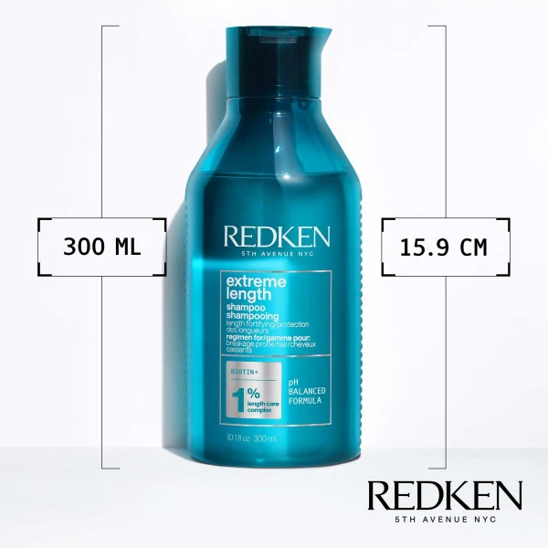 Shampooing Fortifiant Longueurs Extreme Length Redken 300ML 4 Shampooing Fortifiant Longueurs Extreme Length Redken 300ML – Image 4