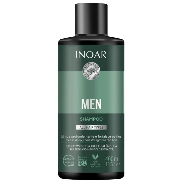 Shampooing Men Inoar 400ML 1 Shampooing Men Inoar 400ML