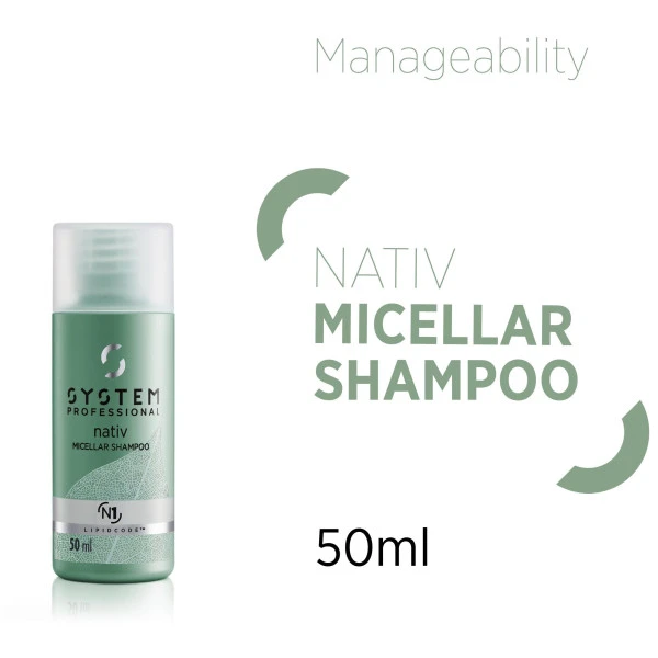 Shampooing Micellaire N1 Nativ System Professional 50ml 2 Shampooing Micellaire N1 Nativ System Professional 50ml – Image 2