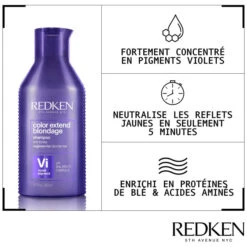 Shampooing Neutralisant Color Extend Blondage Redken 300ML -Soins Capillaires Boutique shampooing neutralisant color extend blondage redken 300ml 2