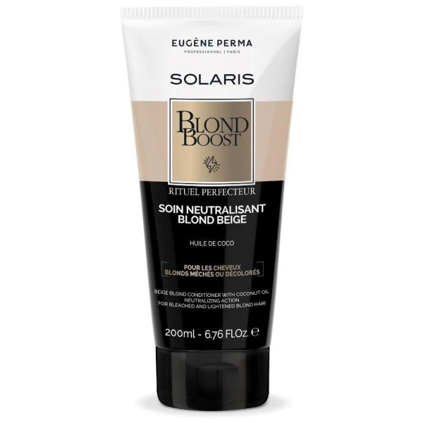 Soin Neutralisant Blond Beige Blond Boost Solaris EUGENE PERMA 200ML 1 Soin Neutralisant Blond Beige Blond Boost Solaris EUGENE PERMA 200ML