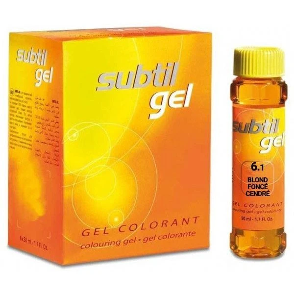Subtil Gel N°6.1 Blond Foncé Cendré 50 ML 1 Subtil Gel N°6.1 Blond Foncé Cendré 50 ML