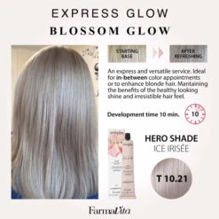 Toner DT Blossom Glow N°6.12 Graphite 100ml -Soins Capillaires Boutique toner dt blossom glow n612 graphite 100ml 6